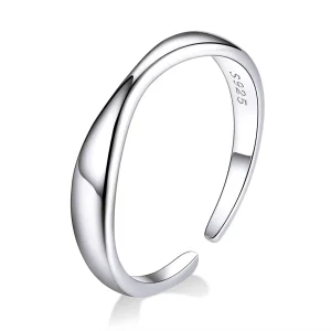(image for) Pandora Style Silver simple Open Ring - SCR630