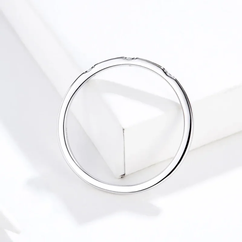 (image for) Pandora Style Silver Slim Ring - SCR591 - View 2