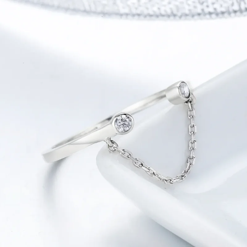 (image for) Pandora Style Silver Smile Face Ring - SCR216 - View 6