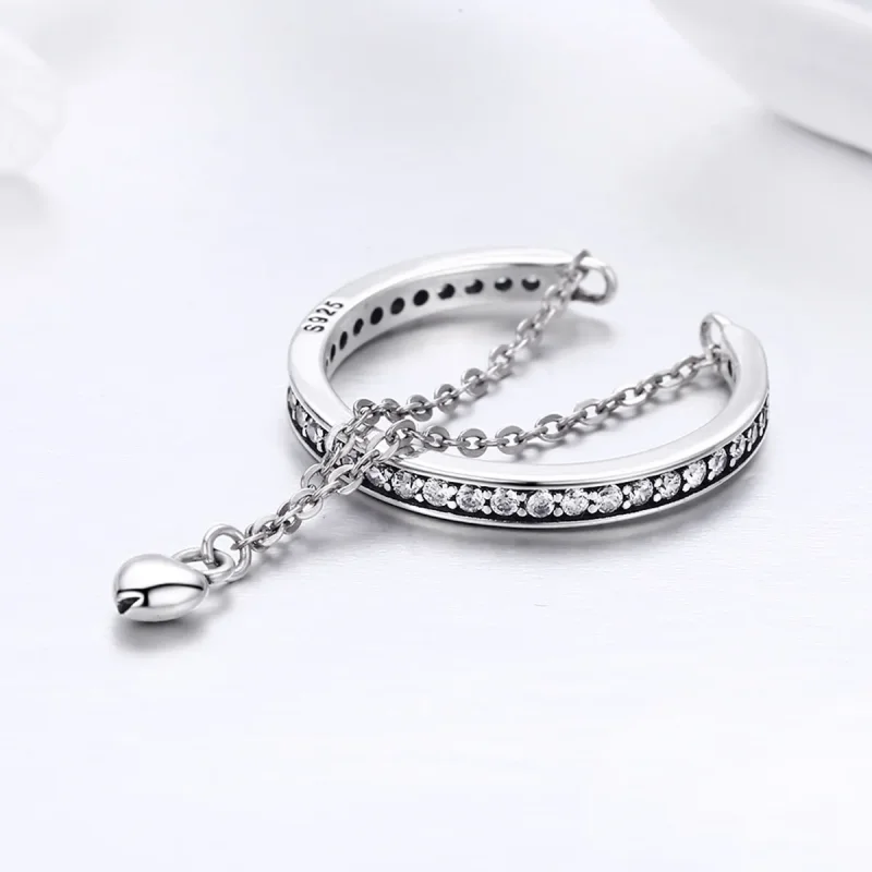 (image for) Pandora Style Silver Special One Ring - SCR291 - View 4