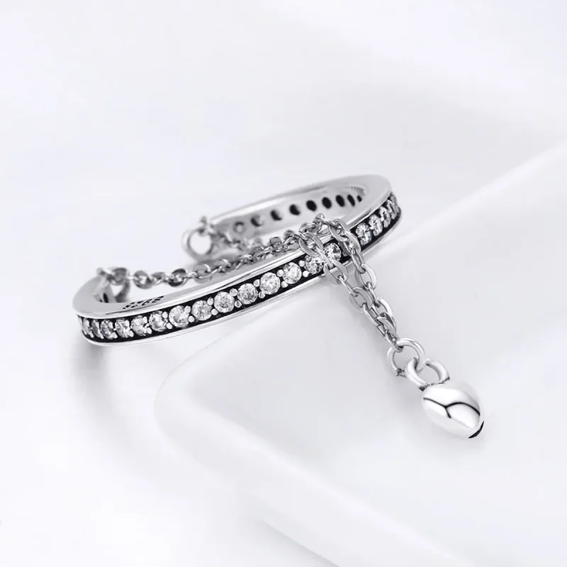 (image for) Pandora Style Silver Special One Ring - SCR291 - View 6