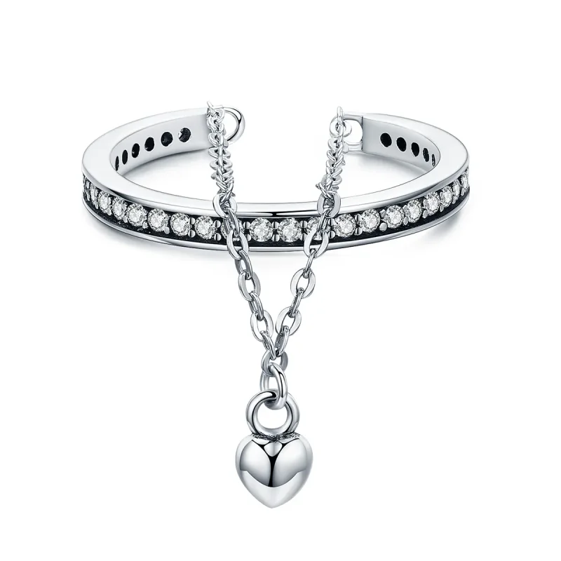 (image for) Pandora Style Silver Special One Ring - SCR291