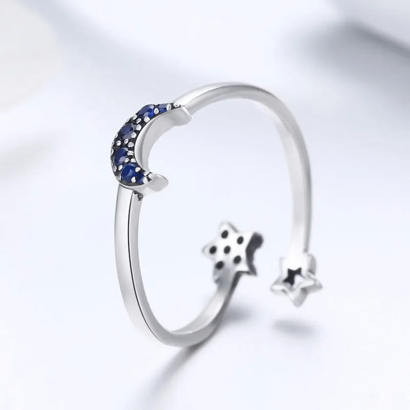 (image for) Pandora Style Silver Starry Sky Ring - SCR437 - View 2