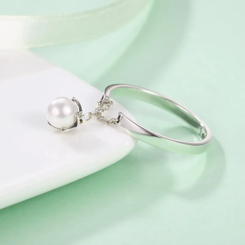 (image for) Pandora Style Silver Tears of Flowers Ring - SCR165 - View 6