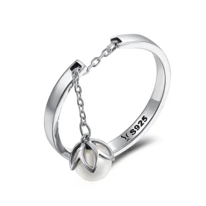 (image for) Pandora Style Silver Tears of Flowers Ring - SCR165