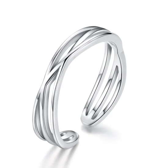 (image for) Pandora Style Silver Time Travel Ring - SCR483