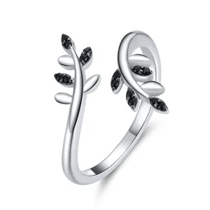 (image for) Pandora Style Silver Tree Branch Open Ring - BSR129