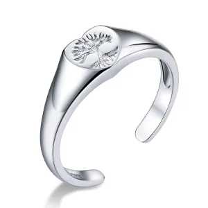 (image for) Pandora Style Silver Tree of Life Open Ring - BSR122