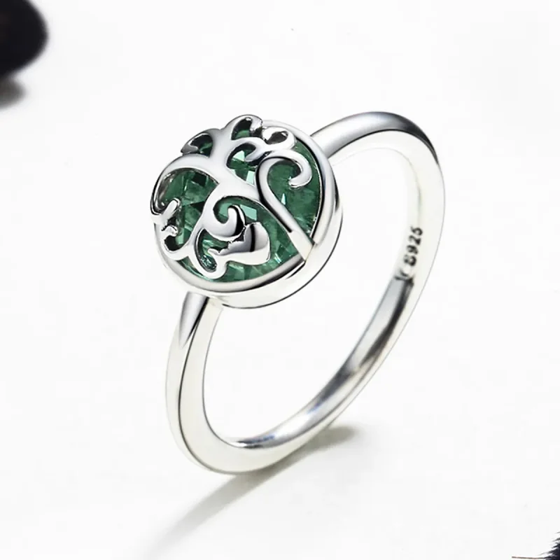 (image for) Pandora Style Silver Tree of Life Ring - SCR053 - View 5