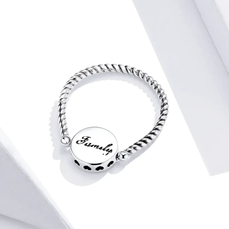 (image for) Pandora Style Silver Tree of Life Ring - SCR667 - View 3
