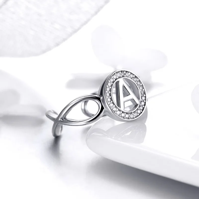 (image for) Pandora Style Silver Unfinite Struggle Ring - SCR506 - View 4