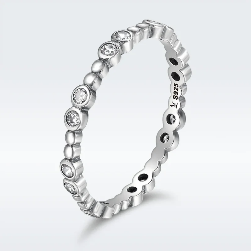 (image for) Pandora Style Silver Wild Love Ring - SCR102