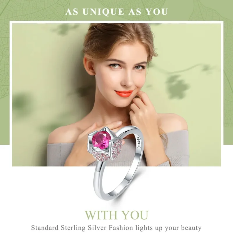 (image for) Pandora Style Silver with You Ring - SCR455 - View 2