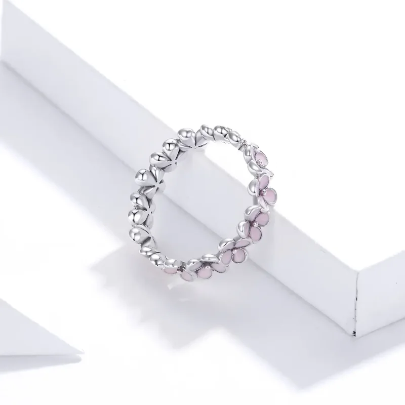 (image for) Pandora Style Silver Wreath Ring - SCR681 - View 3