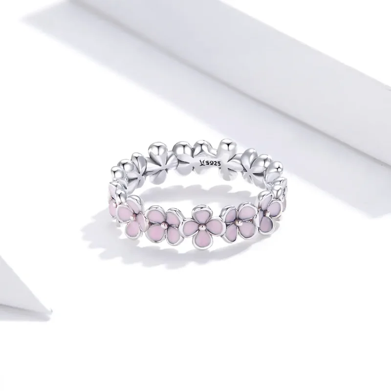 (image for) Pandora Style Silver Wreath Ring - SCR681 - View 4