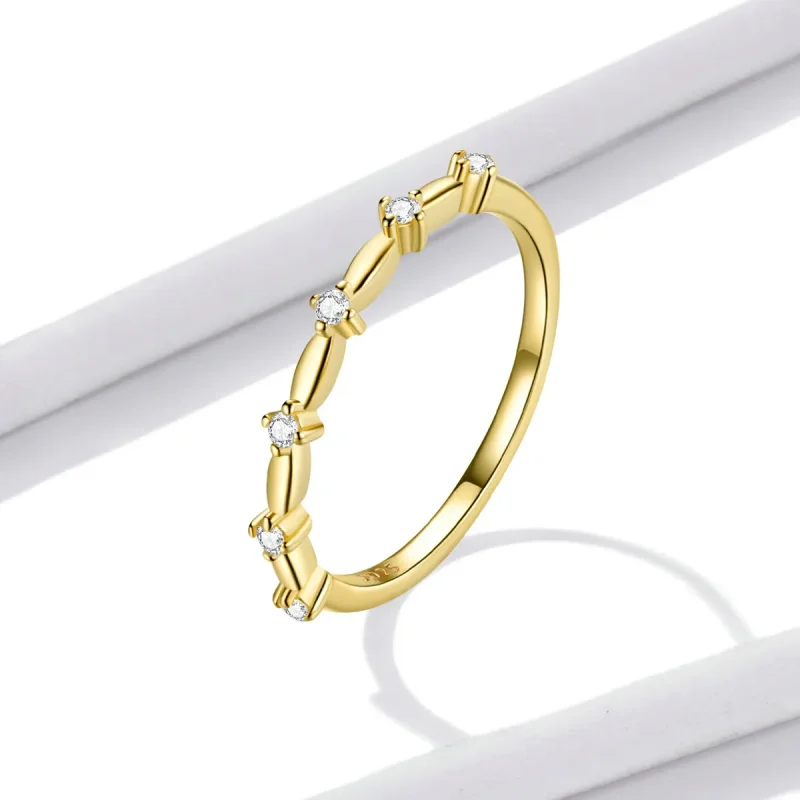 (image for) Pandora Style Simple - Starry Ring - BSR206 - View 2