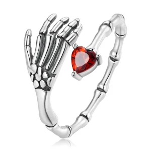 (image for) Pandora Style Skull Hand Open Ring - SCR876
