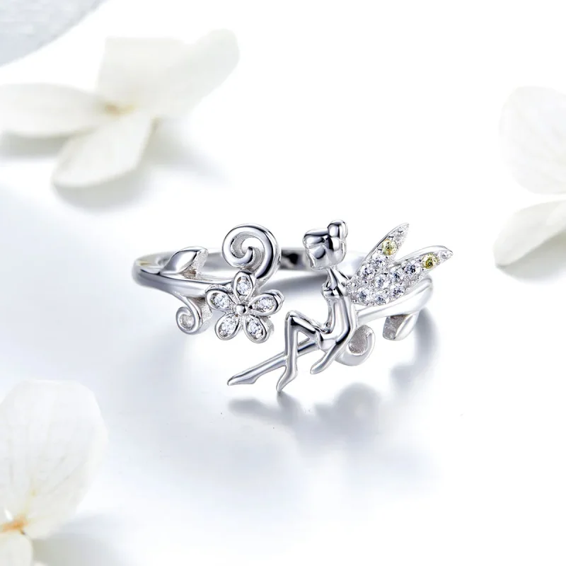(image for) Pandora Style Spring Spirit Open Ring - BSR025 - View 3