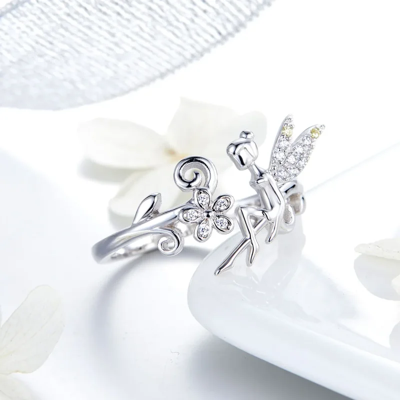 (image for) Pandora Style Spring Spirit Open Ring - BSR025 - View 4