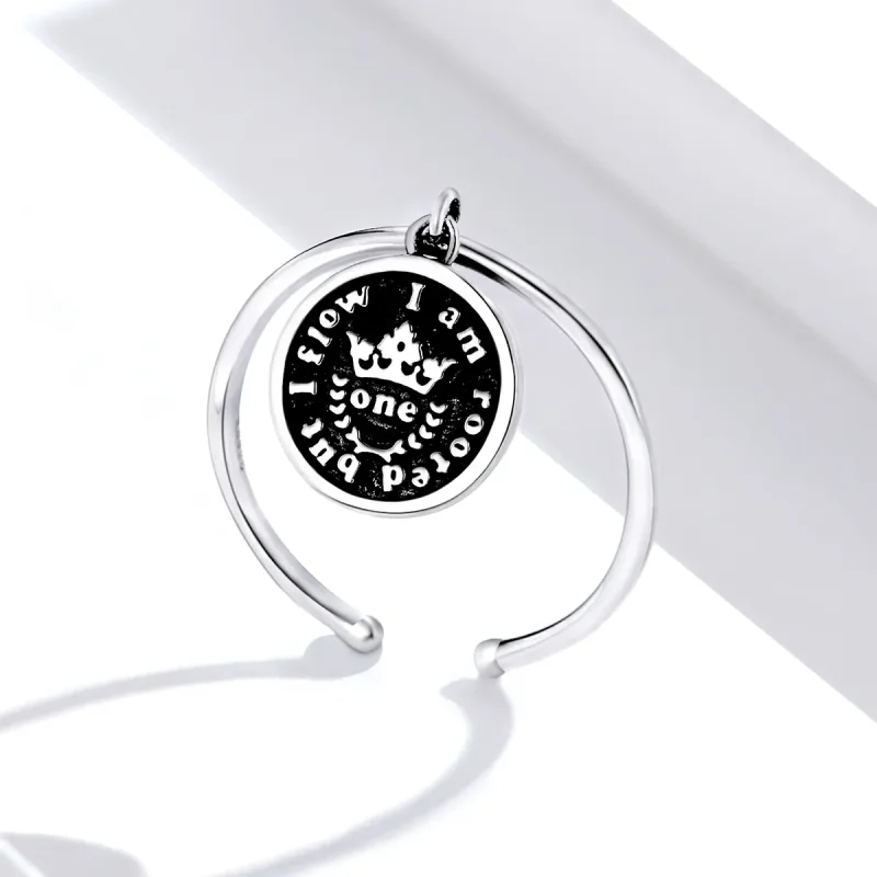 (image for) Pandora Style Vintage Coins Open Ring - SCR655 - View 3