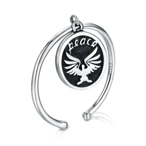 (image for) Pandora Style Vintage Coins Open Ring - SCR655