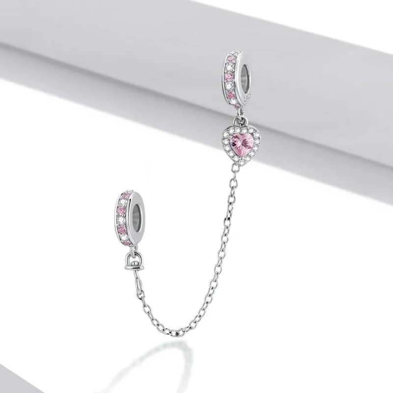 (image for) Pandora Style Love Safety Chain - SCC2125 - View 2
