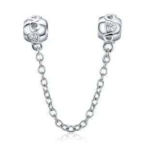 (image for) Pandora Style Silver Cute Safety Chain - SCC736