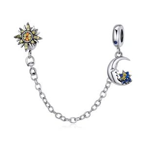 (image for) Pandora Style Silver Whole Universe Safety Chain - SCC1763