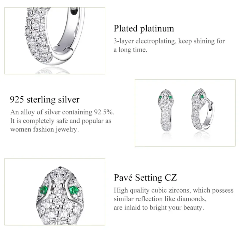 (image for) Pandora Style Snakes Jewelry set - SET020 - View 6