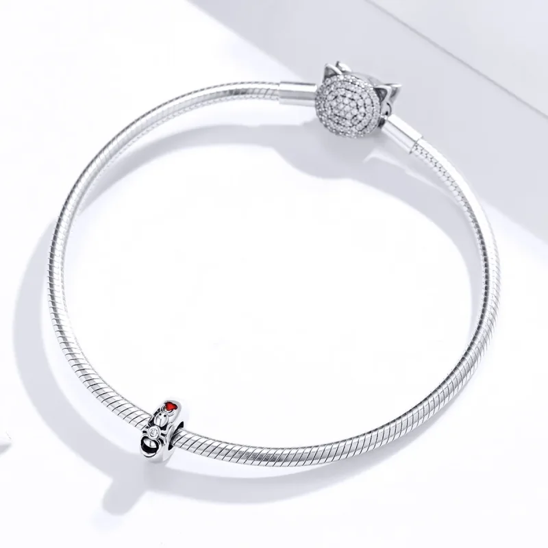 (image for) Pandora Style Silver Ant Spacer Charm - SCC1482 - View 3