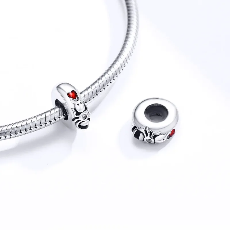 (image for) Pandora Style Silver Ant Spacer Charm - SCC1482 - View 4