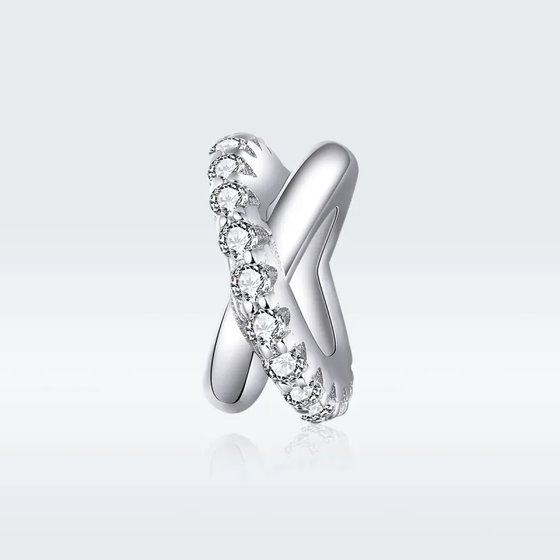 (image for) Pandora Style Silver Chic Spacer Charm - BSC214 - View 5
