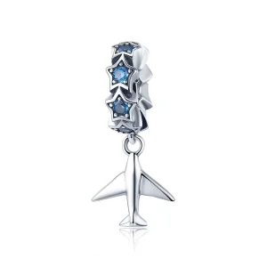 (image for) Pandora Style Silver Dream of Traveling Spacer Charm - SCC882