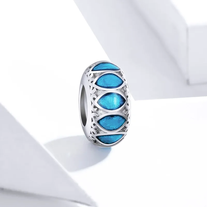 (image for) Pandora Style Silver Easter Spacer Charm - BSC221 - View 2