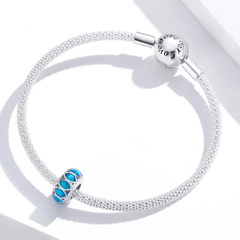 (image for) Pandora Style Silver Easter Spacer Charm - BSC221 - View 3