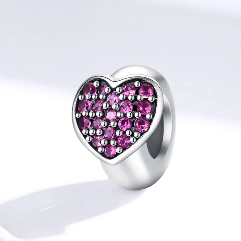 (image for) Pandora Style Silver Love Spacer Charm - SCC1336 - View 2