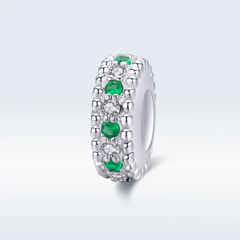 (image for) Pandora Style Silver Retro Spacer Charm - BSC185 - View 5