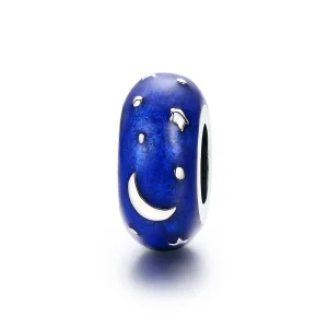 (image for) Pandora Style Silver Starry Sky Spacer Charm - SCC599