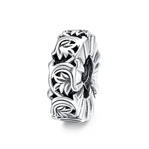 (image for) Pandora Style Silver Vintage Vines Spacer Charm - SCC1601