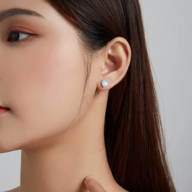 (image for) Pandora Style Aurora Romance Stud Earrings - BSE499 - View 6
