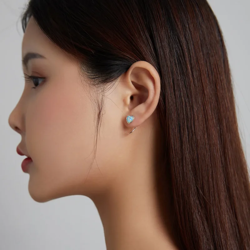 (image for) Pandora Style Aurora Romance Stud Earrings - BSE499 - View 7