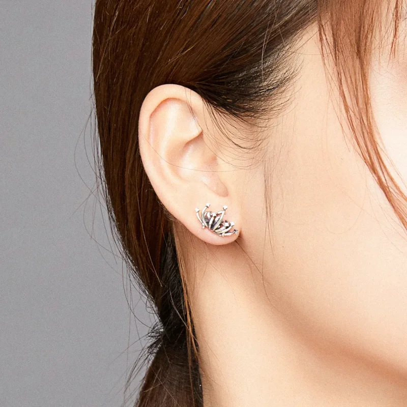(image for) Pandora Style Bana Stud Earrings - SCE940 - View 6