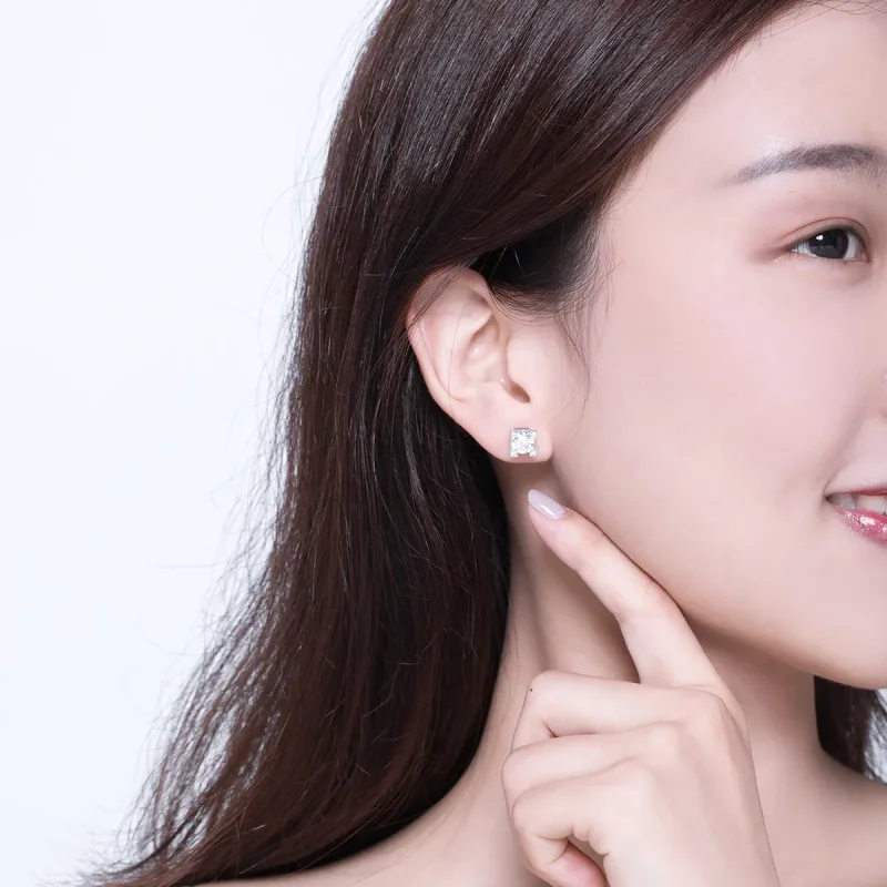 (image for) Pandora Style Bright Time Stud Earrings - BSE192 - View 7