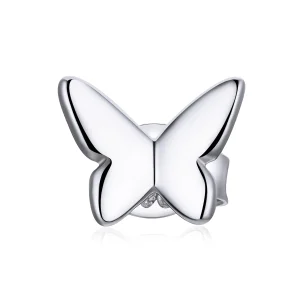 (image for) Pandora Style Butterfly Love Stud Earrings - SCE1069