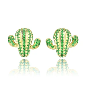 (image for) Pandora Style Cactus Stud Earrings - BSE013
