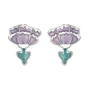 (image for) Pandora Style Carnation Stud Earrings - SCE1347