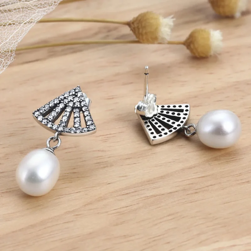 (image for) Pandora Style Classical Light Stud Earrings - VSE102 - View 5