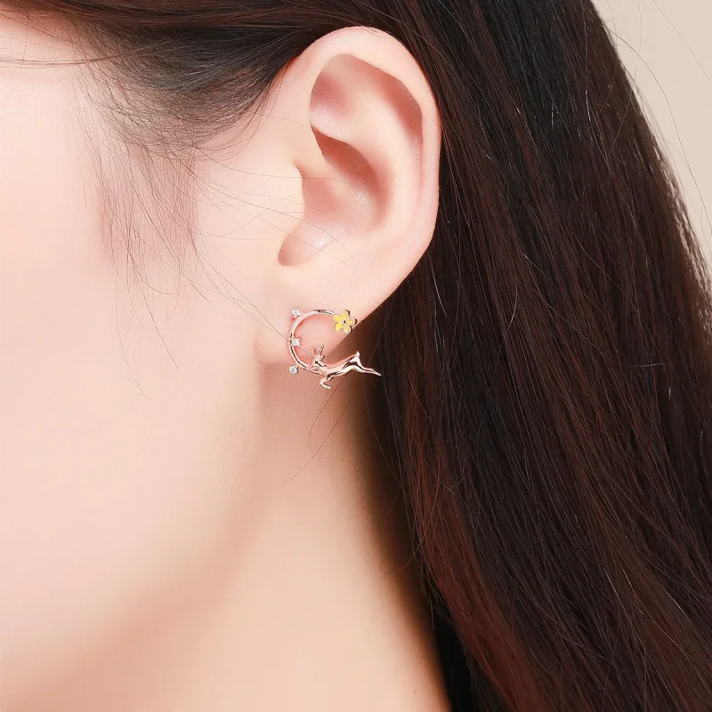 (image for) Pandora Style Compete Stud Earrings - BSE014 - View 5