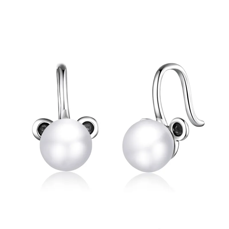 (image for) Pandora Style Cute Bear Stud Earrings - SCE918
