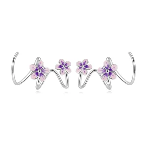 (image for) Pandora Style Flowers Stud Earrings - SCE1462